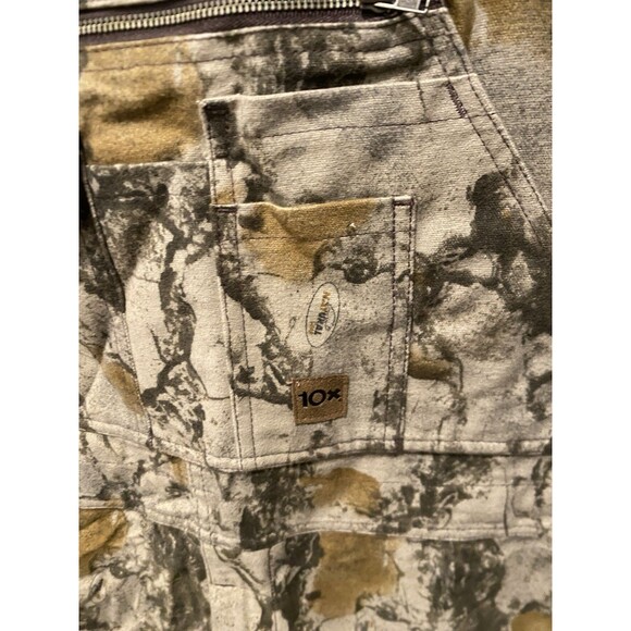 VTG 10X Camo Bib Hunting Overalls Size 44 Made In USA NWOT - Picture 3 of 7